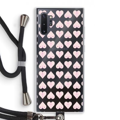 Ass 'n Titties: Samsung Galaxy Note 10 Plus Transparant Hoesje met koord