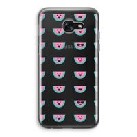 Smiley watermeloenprint: Samsung Galaxy A5 (2017) Transparant Hoesje