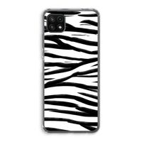 Zebra pattern: Samsung Galaxy A22 5G Transparant Hoesje