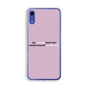 uw waarde daalt niet: Honor Play 8A Transparant Hoesje