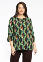 Yoek Shirt A-lijn met col GATSBY | Bruin | Maat 58/60