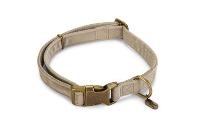Beeztees Designed by Lotte Velura Hondenhalsband Fluweel Grijs 48-70cm x25mm