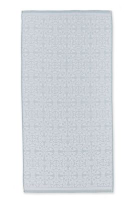 Pip Studio Grote Handdoek Tile de Pip Lichtblauw 70x140 cm
