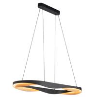 Highlight Design hanglampAscoli zwart met goud 160cm - H5542.01