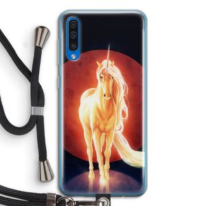 Last Unicorn: Samsung Galaxy A50 Transparant Hoesje met koord