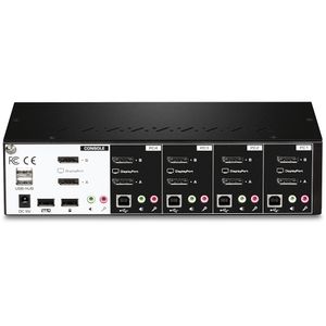 Trendnet TK-440DP KVM-switch Zwart, Zilver