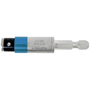 Bernstein Tools for Electronics 4-986-RPM Elektrische draaimomentadapter 1/4 (6.3 mm) 3.0 Nm (max)