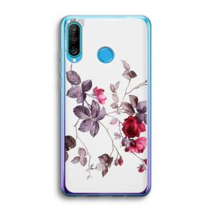 Mooie bloemen: Huawei P30 Lite Transparant Hoesje