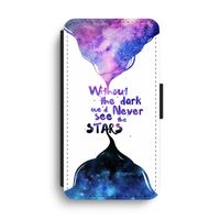 Stars quote: iPhone XS Max Flip Hoesje