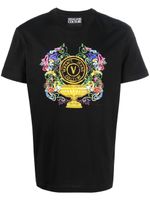 Versace Jeans Couture t-shirt à logo imprimé - Noir - thumbnail