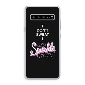 Sparkle quote: Samsung Galaxy S10 5G Transparant Hoesje