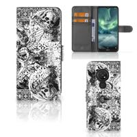 Telefoonhoesje met Naam Nokia 7.2 | Nokia 6.2 Skulls Angel