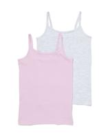 HEMA Kinderhemden katoen/stretch - 2 stuks lila (lila)