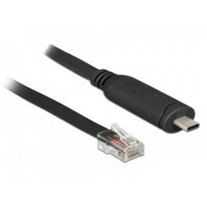 Delock USB 2.0 Adapter [1x USB-C 2.0 stekker - 1x RJ45-stekker] 63912 2 m