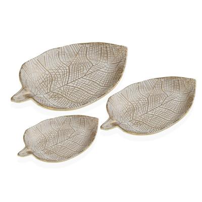 Tafeldecoratie Versa Wit 7 x 20 x 29 cm (3 Onderdelen)