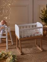 Poppenwieg van FSC 100%-hout wit