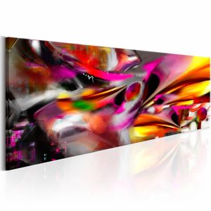 Schilderij - Felle Expressie, Multi-gekleurd, 3 maten, Premium print