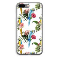 Kleurrijke papegaaien: iPhone 8 Plus Transparant Hoesje