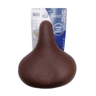 Selle Comfort comfort zadel retro m zonder strop memory foam bruin