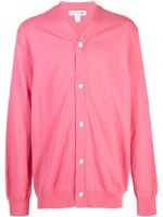 Comme Des Garçons Shirt cardigan léger en laine - Rose - thumbnail