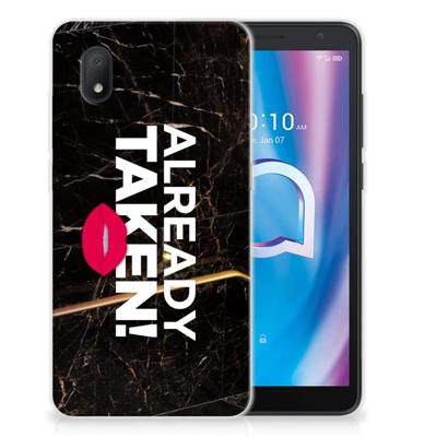 Alcatel 1B (2020) | Siliconen hoesje | met naam Already Taken Black