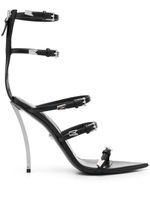 Versace sandales Pin-Point 120 mm - Noir - thumbnail