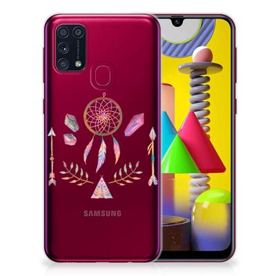Samsung Galaxy M31 Telefoonhoesje met Naam Boho Dreamcatcher