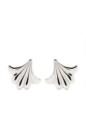 Rabanne Oorclips met geometrisch design - Zilver Rabanne Oorclips met geometrisch design - Zilver