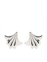 Rabanne Oorclips met geometrisch design - Zilver - thumbnail