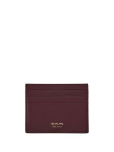 Ferragamo porte-cartes en cuir - Rouge