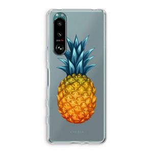 Grote ananas: Sony Xperia 5 III Transparant Hoesje