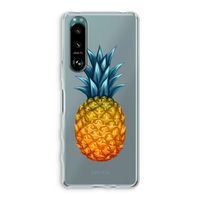 Grote ananas: Sony Xperia 5 III Transparant Hoesje