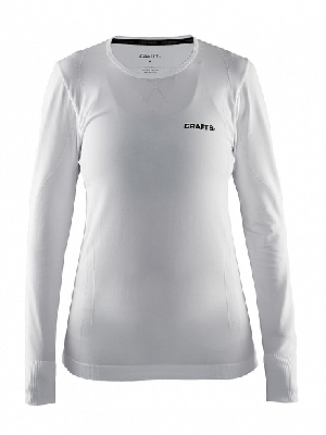 Craft Active Comfort roundneck long sleeve ondershirt wit dames Craft Active Comfort roundneck long sleeve ondershirt wit dames