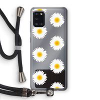 Margrietjes: Samsung Galaxy A31 Transparant Hoesje met koord Margrietjes: Samsung Galaxy A31 Transparant Hoesje met koord