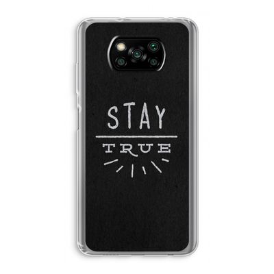 Stay true: Xiaomi Poco X3 NFC Transparant Hoesje