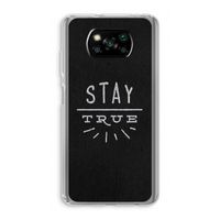 Stay true: Xiaomi Poco X3 NFC Transparant Hoesje