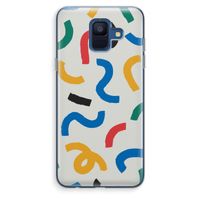 Illustratieve pop 2: Samsung Galaxy A6 (2018) Transparant Hoesje