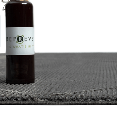 Laagpolig Gerecycled vloerkleed Antraciet-160 x 230 cm