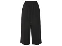 esmara Dames wide-leg broek (XS (32/34), Zwart)