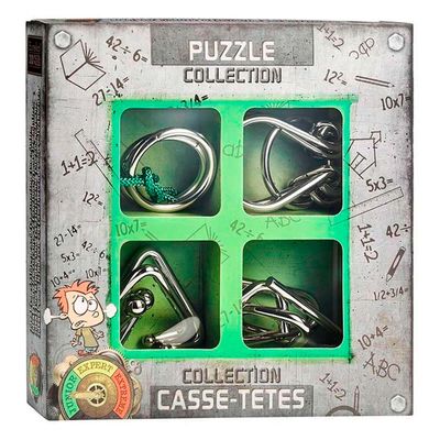 Eureka Metalen breinpuzzels junior, 4st.