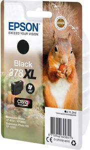 Epson inktcartridge 378 XL, 500 pagina&apos;s, OEM C13T37914010, zwart