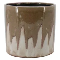 Pot porches d24h24cm taupe