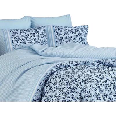 Dekbedovertrek set Blauw Bed van 200 3 Onderdelen