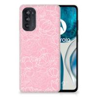 Motorola Moto G52/G82 | TPU Case | White Flowers