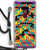 Skew Bee 2: HTC U12+ Transparant Hoesje met koord