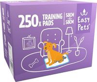Easypets Puppy Training Pads 250 stuks - Zindelijkheidstraining - Hondentoilet - 58 x 58 cm Easypets Puppy Training Pads 250 stuks - Zindelijkheidstraining - Hondentoilet - 58 x 58 cm