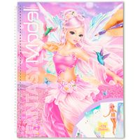 Fantasy Model Kleurboek Fantasy Meisjes 29 Cm Papier Roze - thumbnail