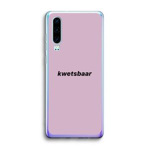 kwetsbaar: Huawei P30 Transparant Hoesje