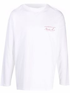 Martine Rose t-shirt à logo imprimé - Blanc