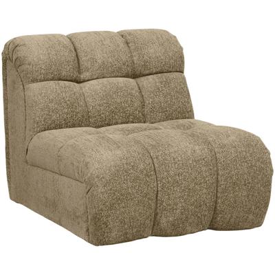Leen Bakker - Draaifauteuil Beau - Raven - Stof - Taupe - 98x81x77 Cm